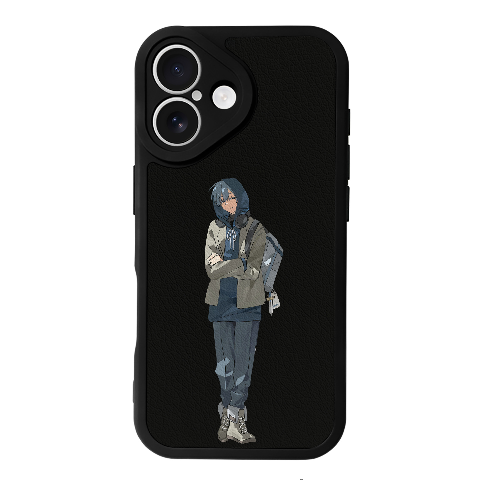 （画像用） 葬送のフリーレン Frieren 【iPhone 16シリーズ対応】シリコンスマホケース（レザー調） 材質：シリコン